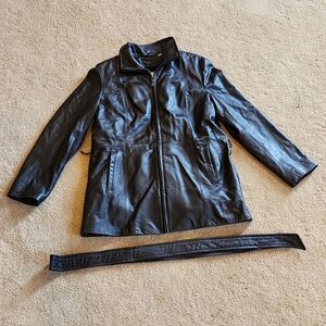 🤎🤎 Motivated to sell!! Pelle leather jacket brown large ladies